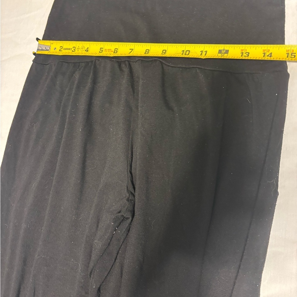 Black Medium Maternity Woman’s Jogger Pants - Picture 3 of 4